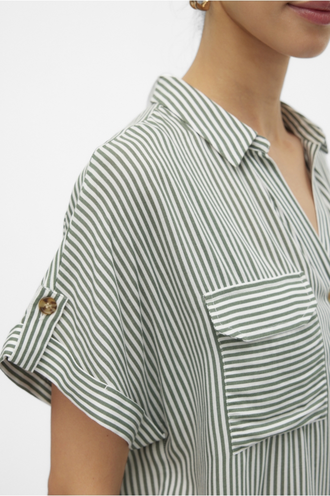 VMBUMPY SS SHIRT WVN NOOS 10310139 Laurel Wreath